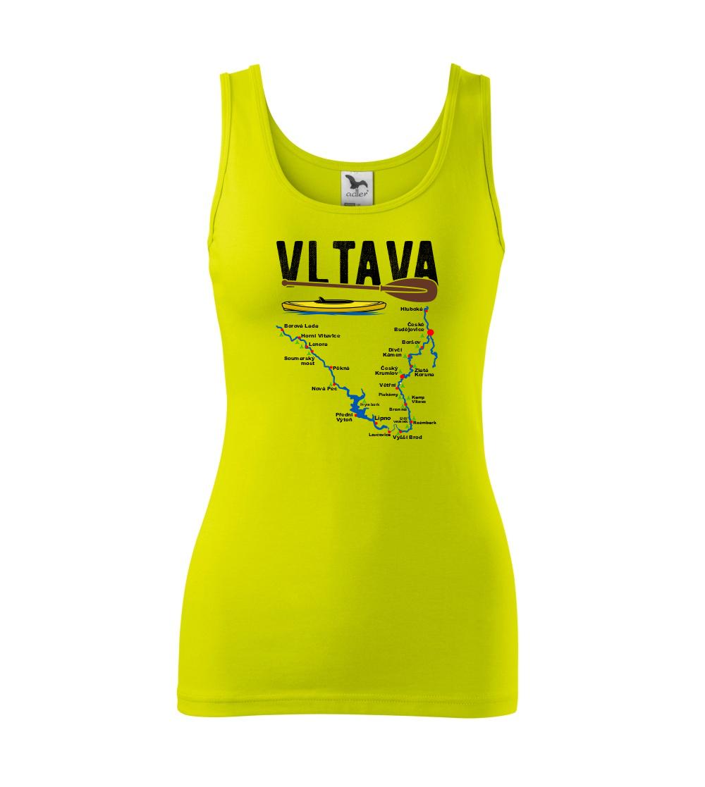 Mapa řeky Vltavy Mapa řeky Vltavy
