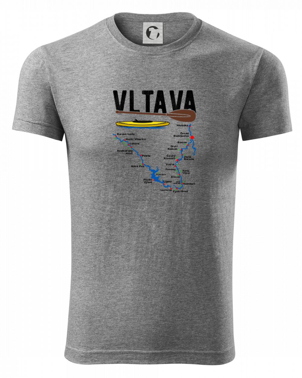 Mapa řeky Vltavy Mapa řeky Vltavy
