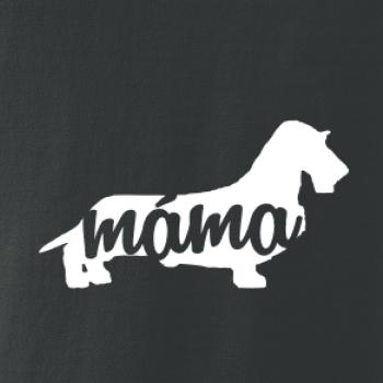 Jezevčík dlouhosrstý máma obrys