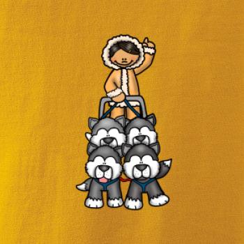 Psí spřežení animované