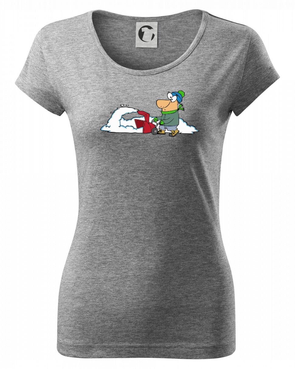 Frézování sněhu kreslené