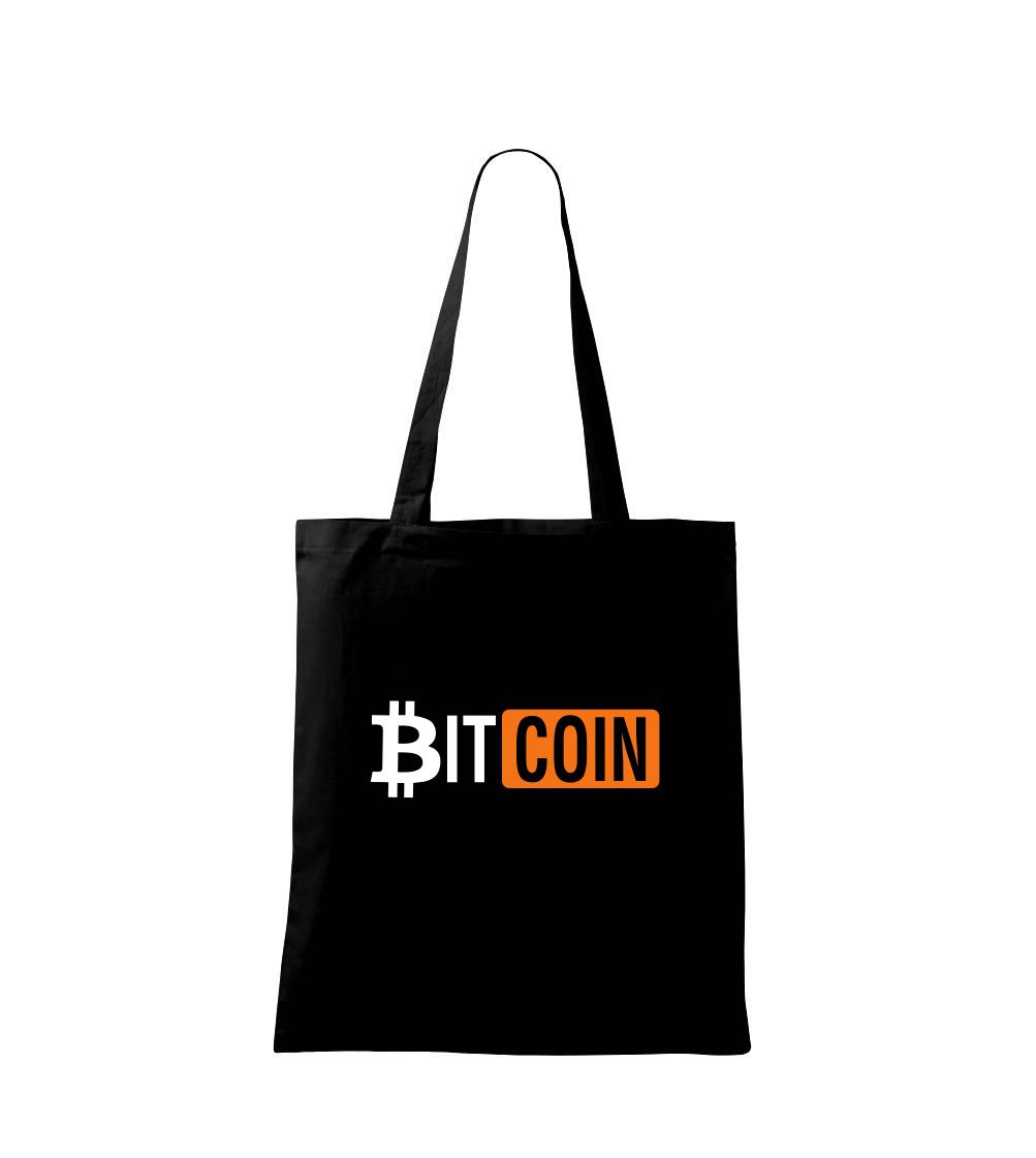 Bitcoin nápis Bitcoin nápis