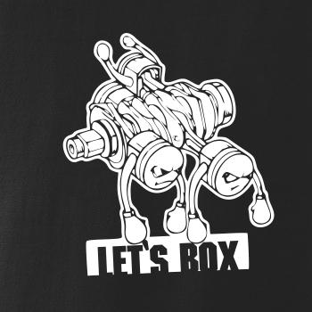 Lets Box nápis