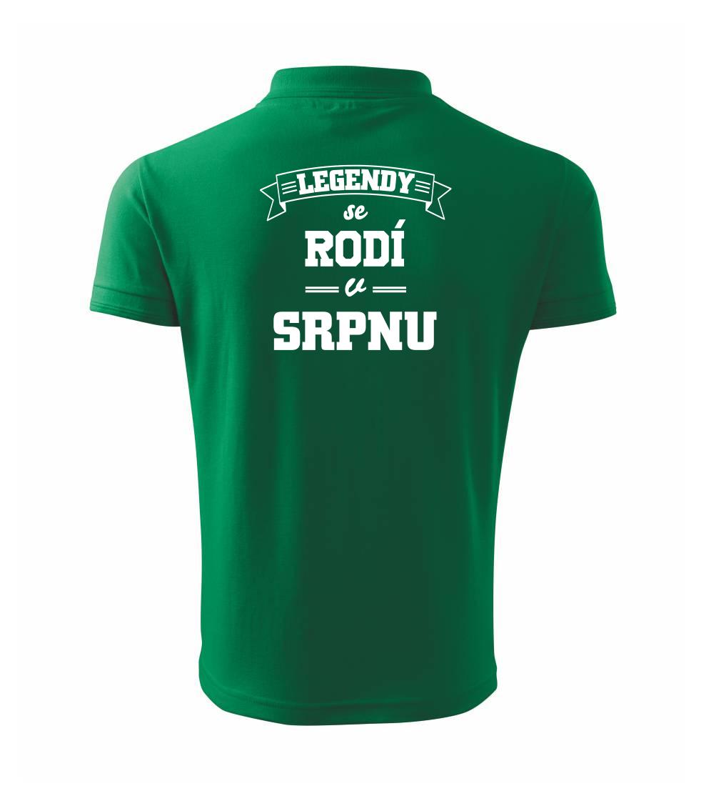 Legendy se rodí v srpnu - Polokošile pánská Pique Polo 203