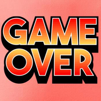 Game over - nápis barevný