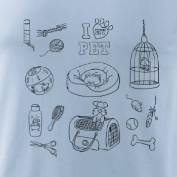 I love my pet - kreslený obrázek