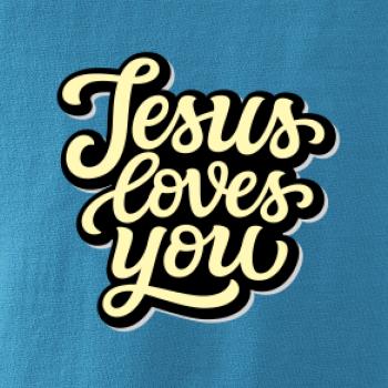 Jesus loves you - psací písmo