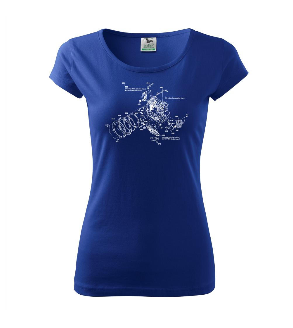 Nákres uzávěrka starý fotoaparát