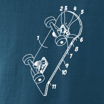 Skateboard nákres prkna