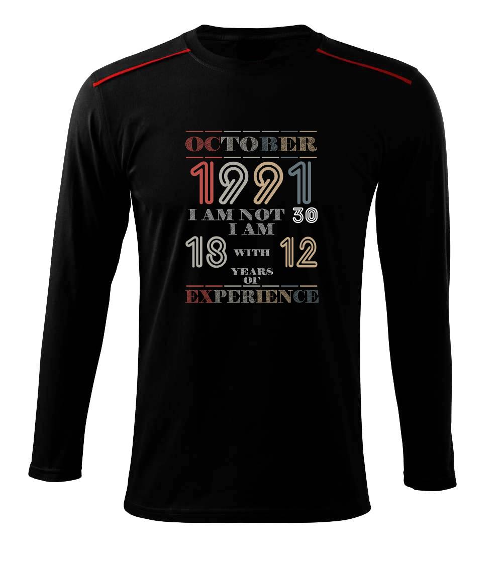 Narozeniny experience 1991 October - Triko s dlouhým rukávem Long Sleeve