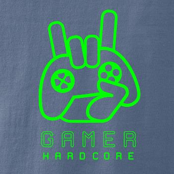 Hardcore gamer - ruka - zelená