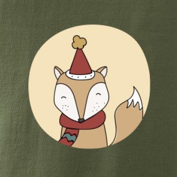 Vánoční liška v kolečku