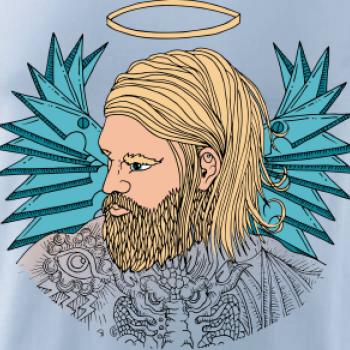 Anděl malovaný - muž (Pecka design)
