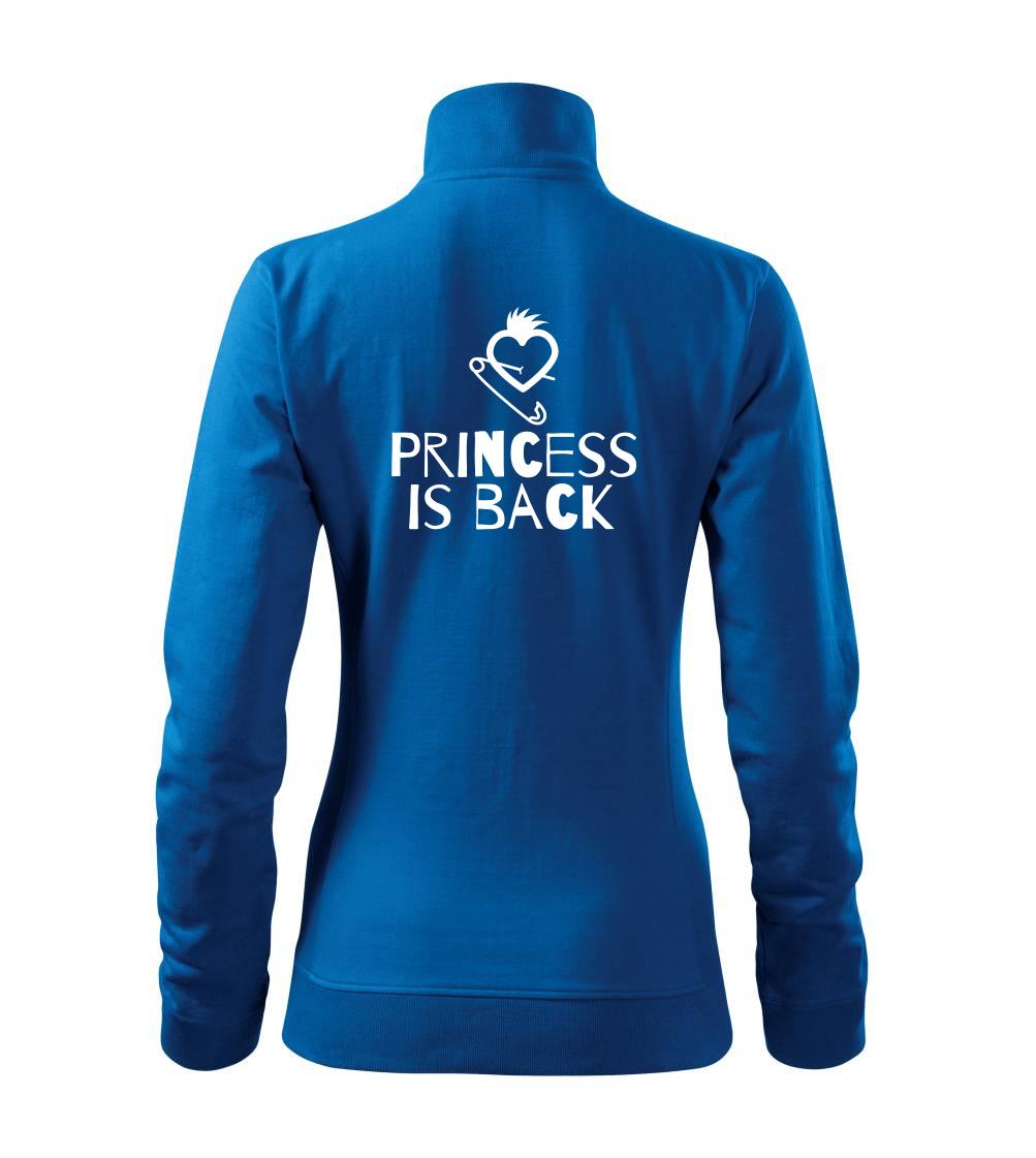 Princess is back punk - Mikina dámská Viva bez kapuce