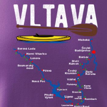 Mapa řeky Vltavy Mapa řeky Vltavy