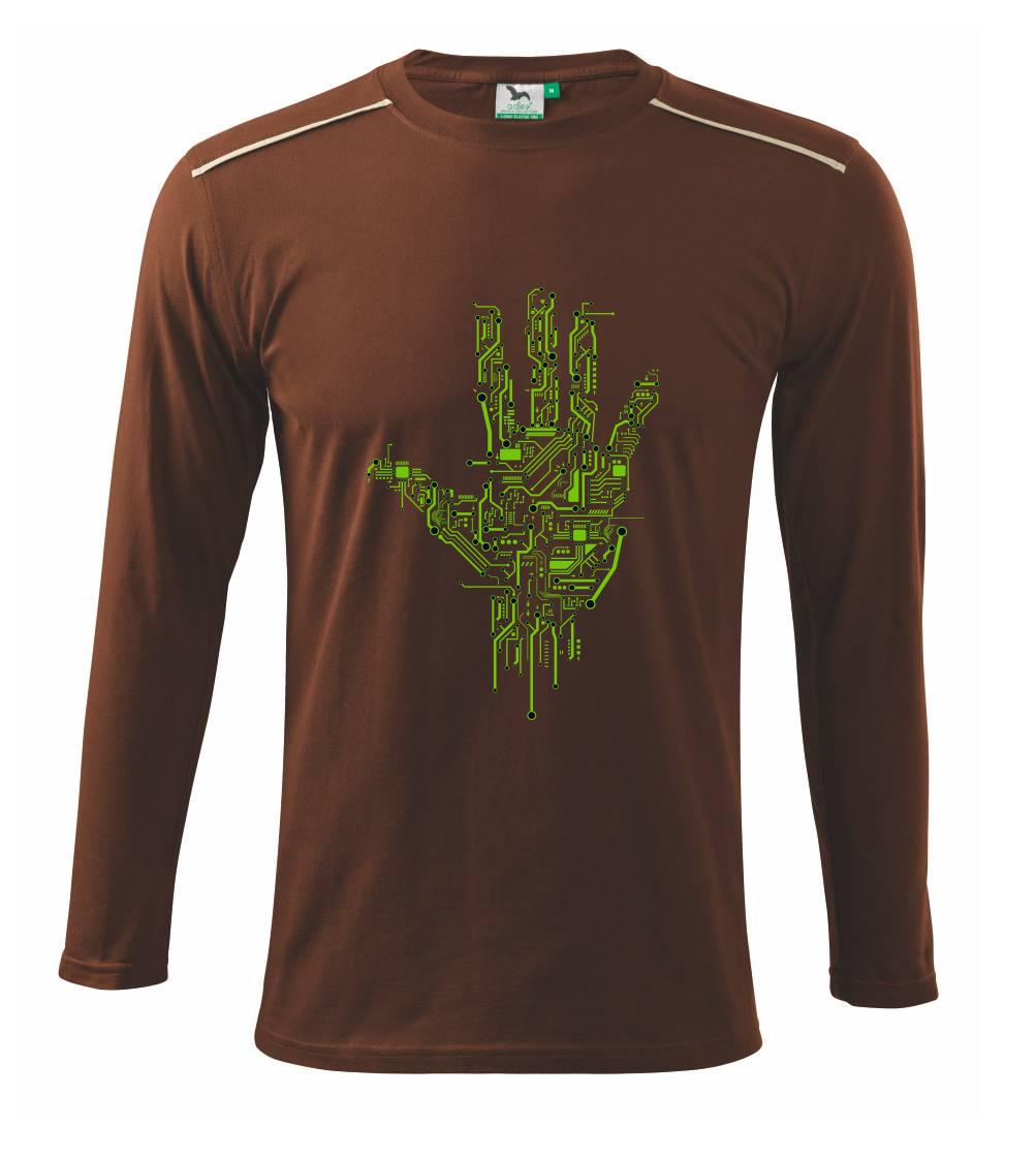 Tištěný spoj ruka - Triko s dlouhým rukávem Long Sleeve