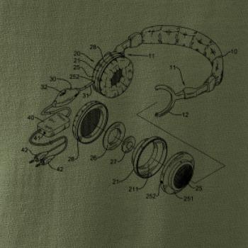 Nákres sluchátko s mikrofonem