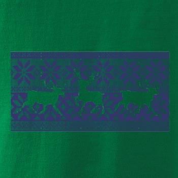 Jelen ve vánočním vzoru