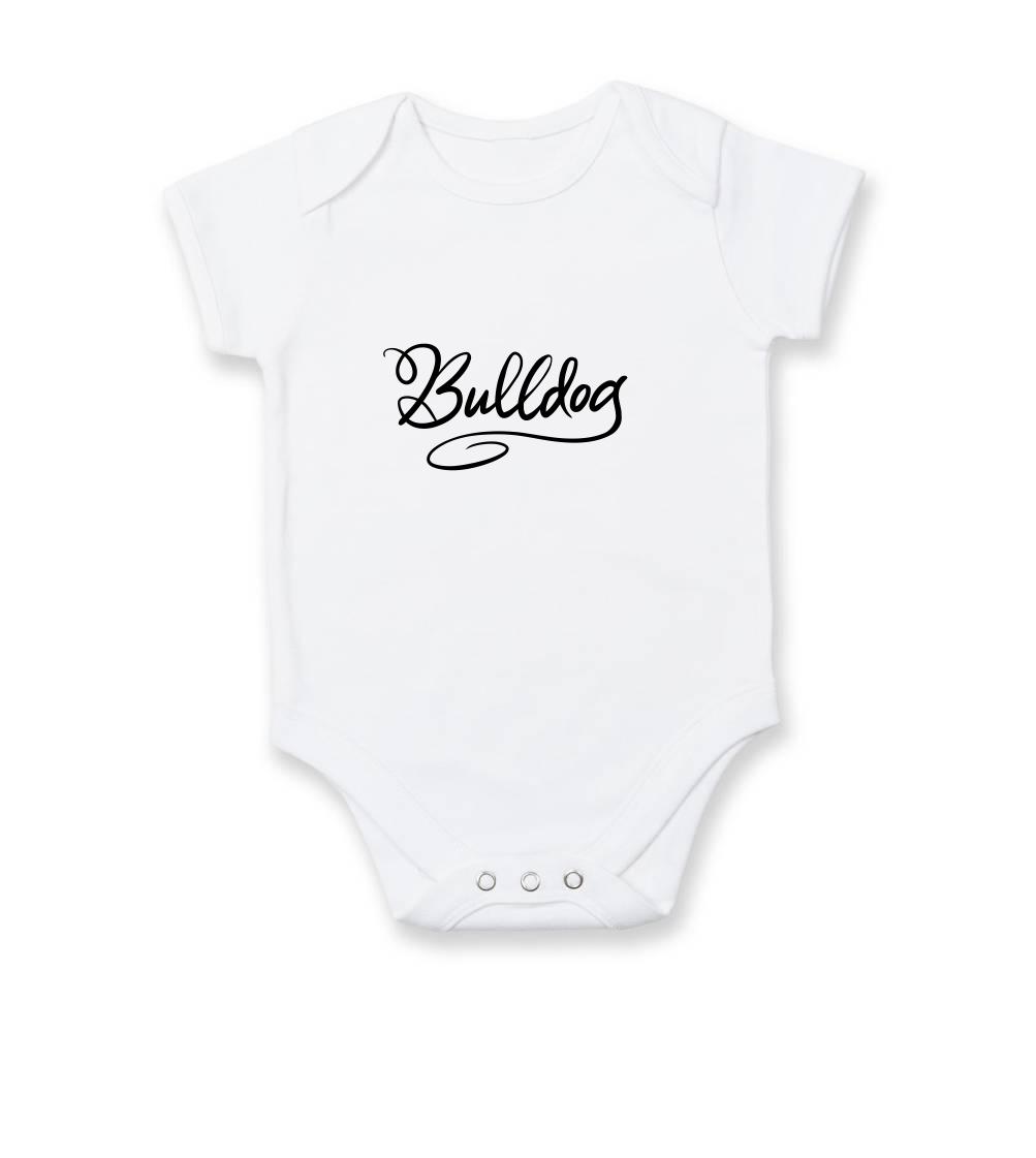 Bulldog - nápis okrasný - Body kojenecké