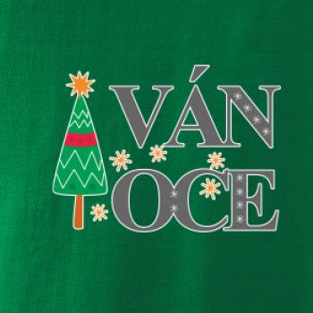 Napis Vánoce se stromkem