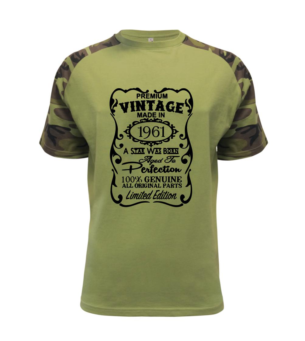 Vintage Etiketa - 1961 - Raglan Military