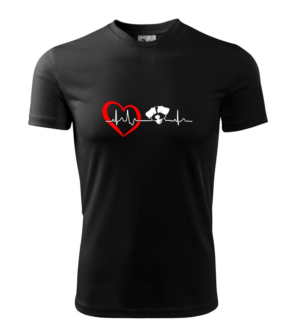  Jack Russell Terriér hrubosrstý Ekg - Dětské triko Fantasy sportovní (dresovina)