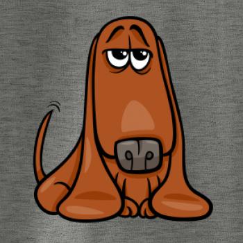 Baset - kreslený hnědý