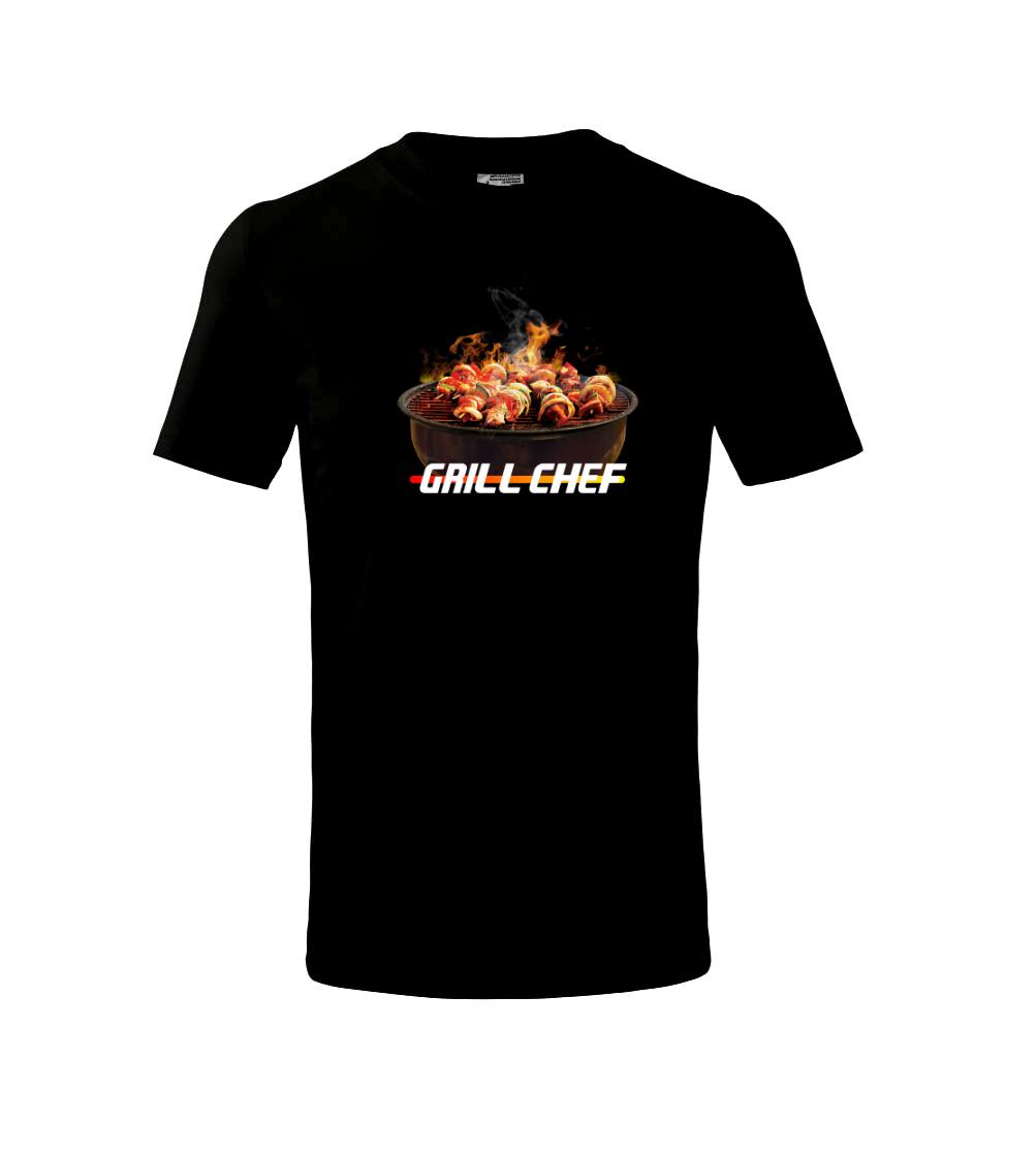 Grill chef - gril s ohněm - Triko dětské basic