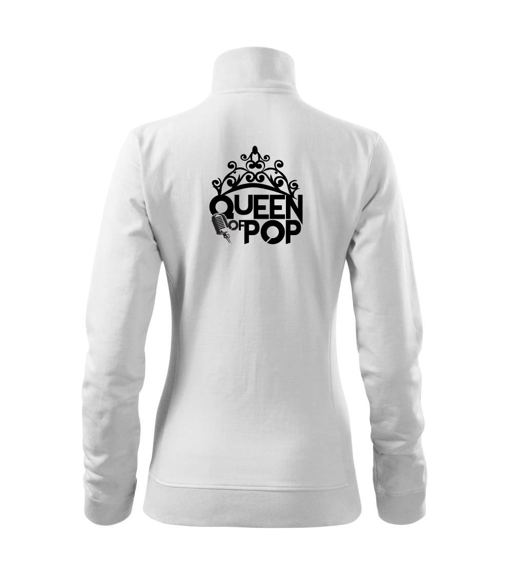 Queen of Pop - Mikina dámská Viva bez kapuce
