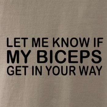 Biceps - svaly v cestě