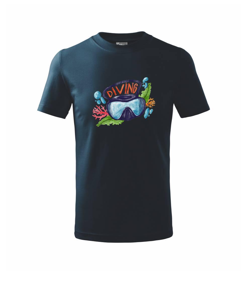 Diving obrázek kreslený