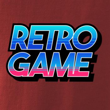 Retro game nápis barevný