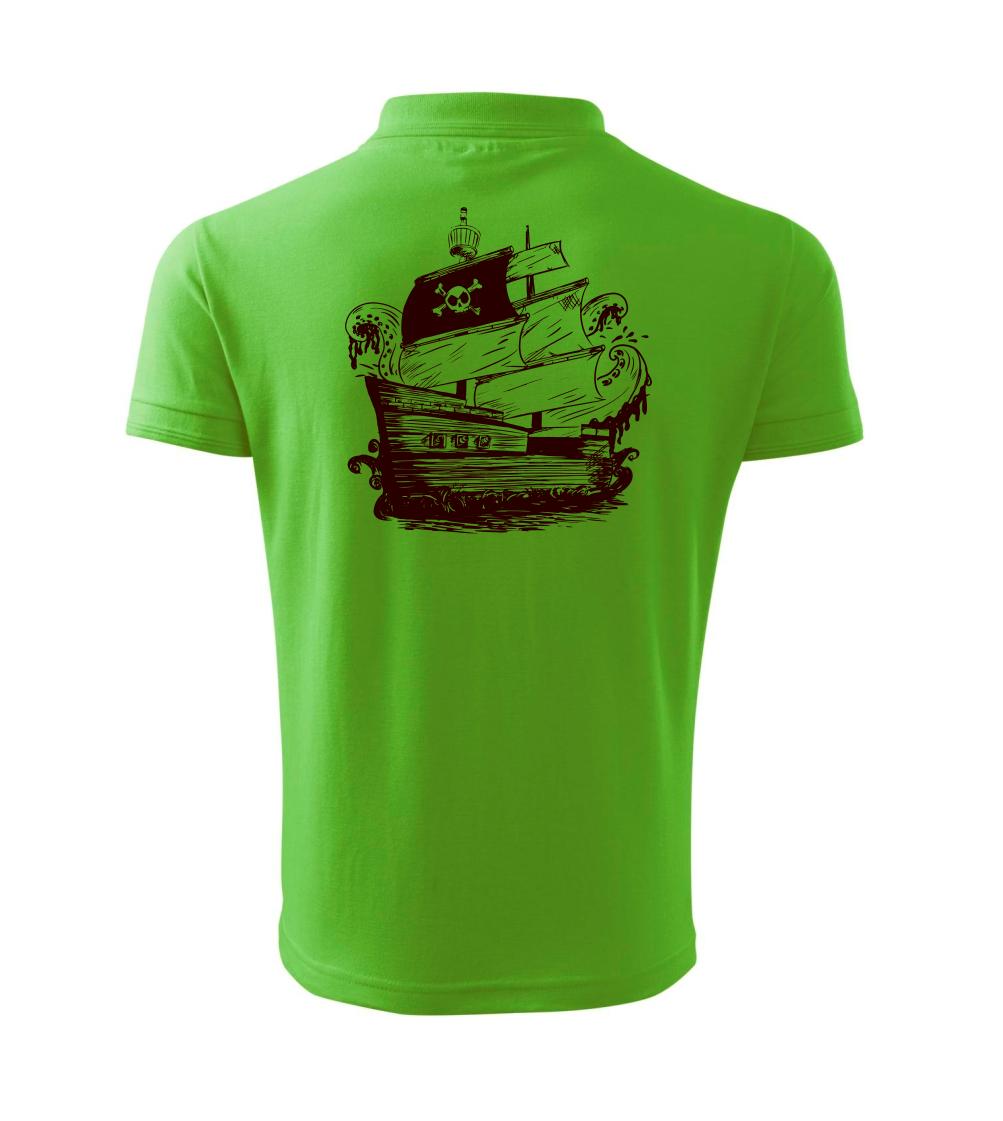 Pirátská loď malovaná