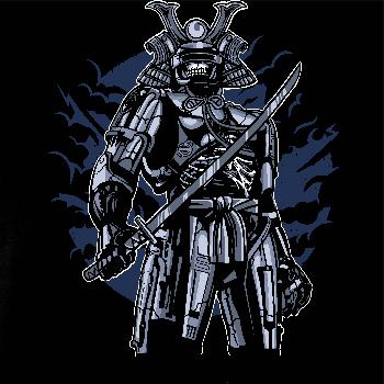 Samurai Robot Skull