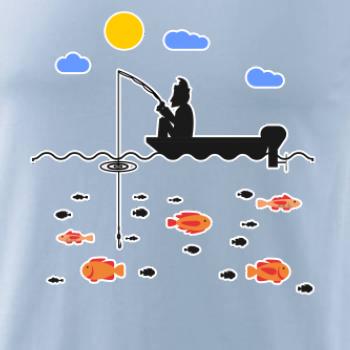 Rybář který má smůlu na loďce