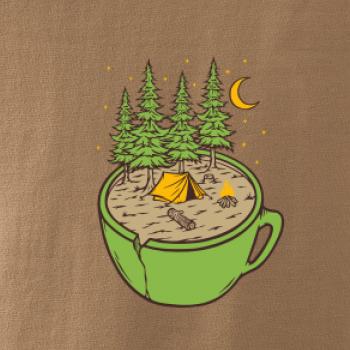 Hrnek plný stanování