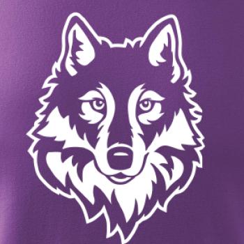 Hlava vlka černobílá (Hana-creative)