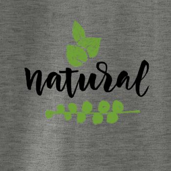 Natural - nápis v listech Natural - nápis v listech