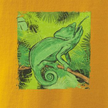 Chameleon na větvi