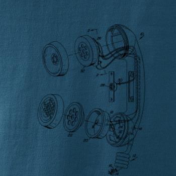 Nákres telefonní sluchátko staré