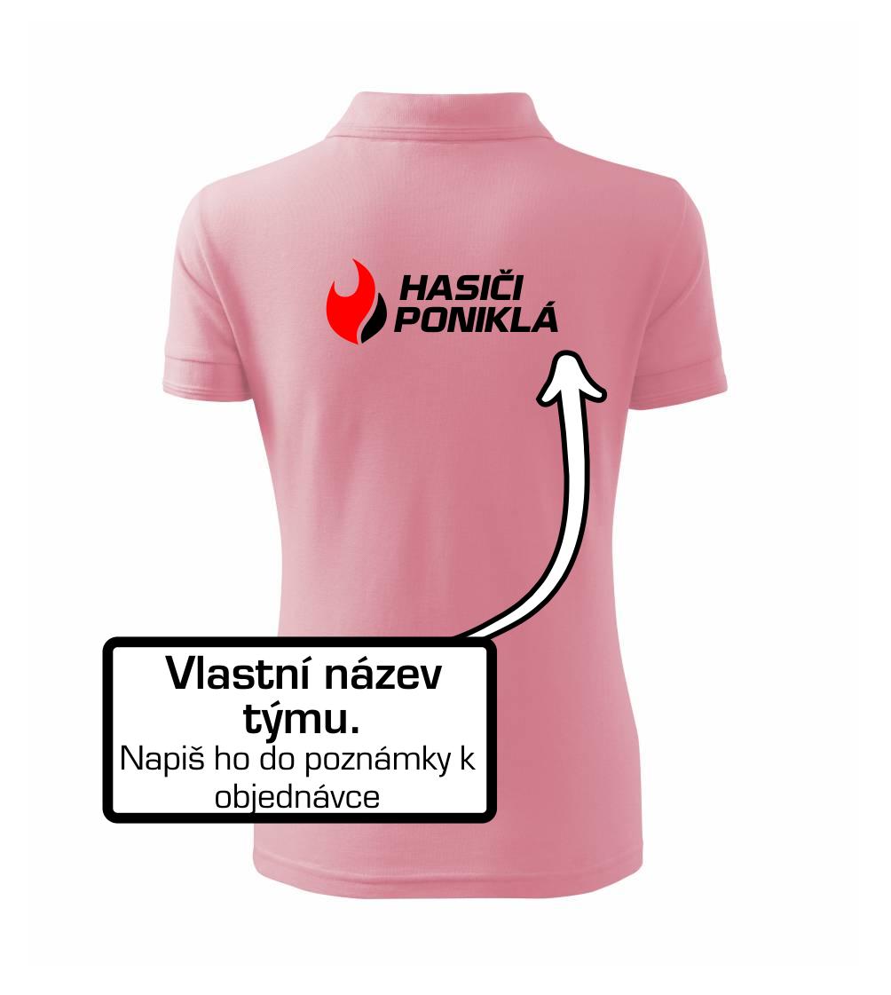 Hasiči půlený oheň - vlastní název - Polokošile dámská Pique Polo