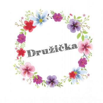 Družička s květy