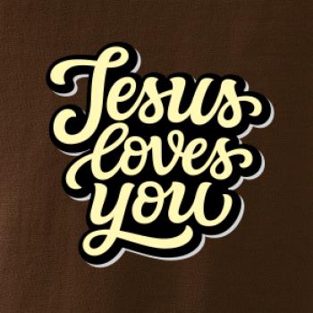 Jesus loves you - psací písmo