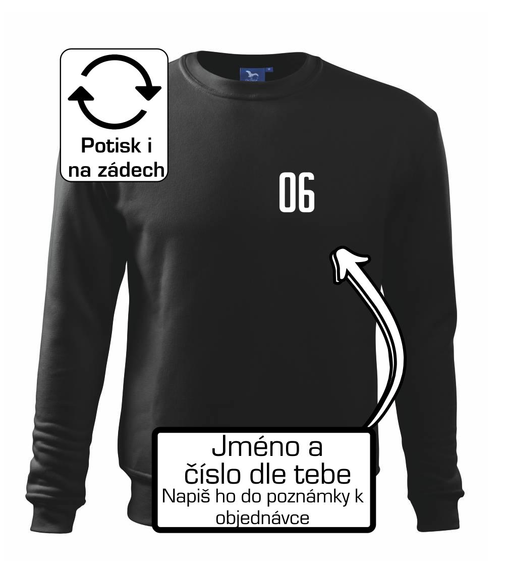 Hokejový dres - vlastní jméno a číslo - Mikina Essential dětská