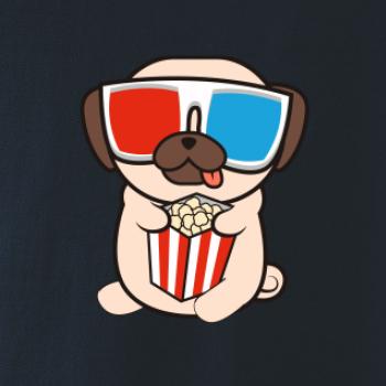 Mops a 3D brýle Mops a 3D brýle