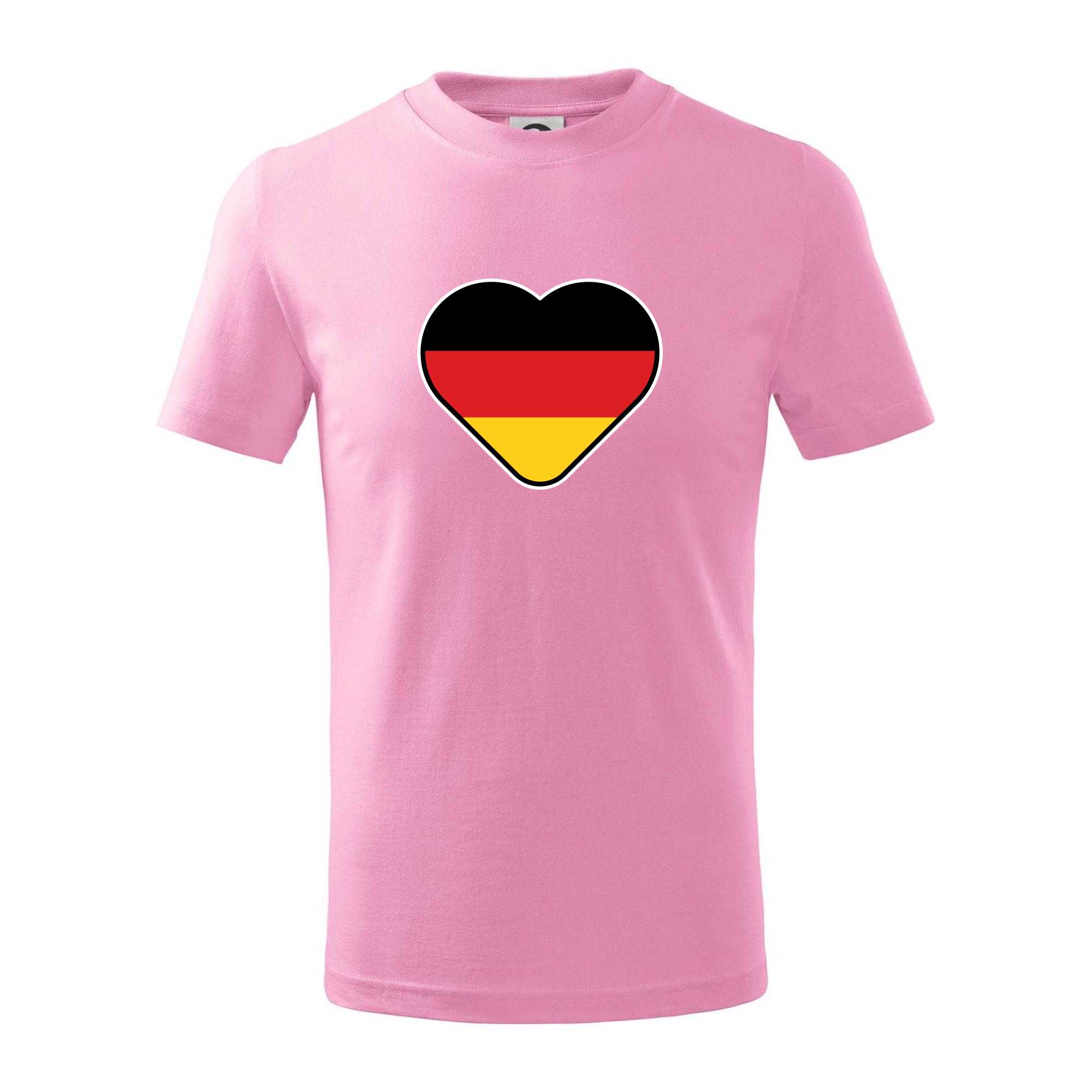 Germany love velké - Německá vlajka - Triko dětské basic