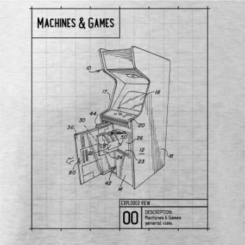 Nákres herní automat otevřený