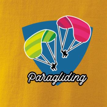 Paragliding dva padáky Paragliding dva padáky
