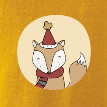 Vánoční liška v kolečku