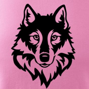 Hlava vlka černobílá (Hana-creative)